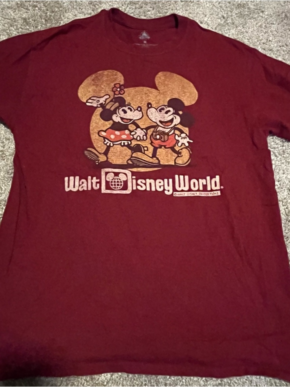 Disney Parks Mickey & Minnie Graphic Tee